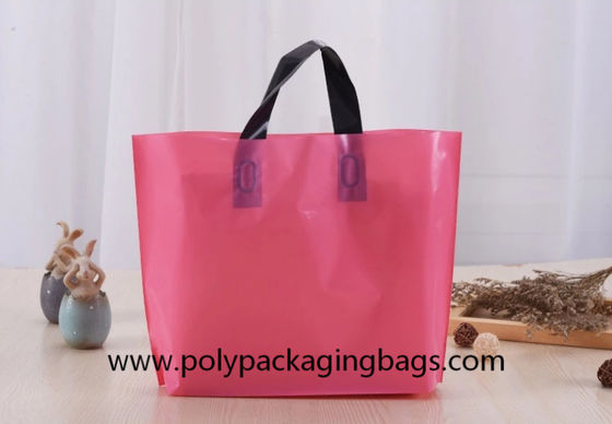 کیف دستی پلاستیکی 60 میکرونی LDPE برای بسته بندی لباس