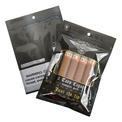 لوگو چاپی سفارشی ضد رطوبت 3 طرف بسته بندی سگار Humidor برای سفر و رطوبت / Humidifier Packaging