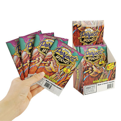 لوگو سفارشی فولیک مهر گرمایی کیسه مایلار رطوبت بسته بندی دخانیات سیپ پلاستیک Humidor سیگار کیسه های سیپلاک