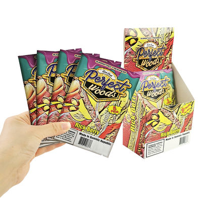 بسته بندی کیسه سیگار فروش مستقیم کارخانه مواد طلایی تنباکو کیسه پلاستیکی با کیفیت بالا