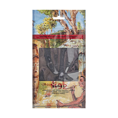 لوگو کیسه مرطوب‌کننده سیگار سفارشی با پنجره شفاف / زیپلاک / سوراخ آویزان