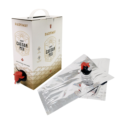 کیسه BIB یکبار مصرف 96OZ 1L 1.5L 2 لیتر 3 لیتر 5 لیتر، جعبه ای با جعبه کاغذی برای چای، آبمیوه، قهوه، بسته بندی بیرون بر با توزیع کننده