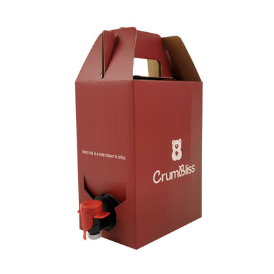 محلول بسته بندی Tap With Bag In Box ظروف ضد نشت بادوام مناسب برای نگهداری مایعات و مواد غذایی