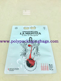 بسته بندی مایع آبمیوه PE 1.5L کیسه ایستاده با دهانه / اسپیگوت