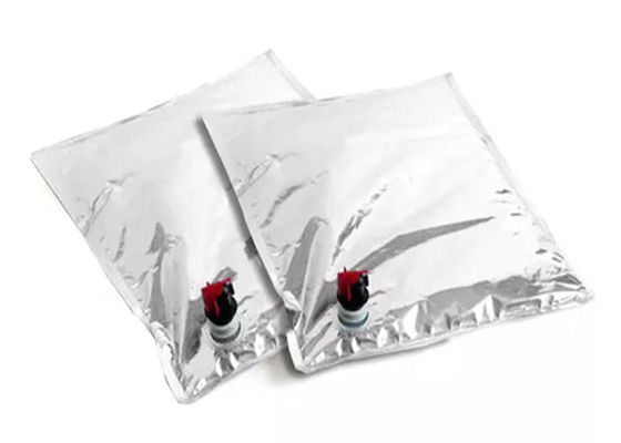 کیسه آسپتیک آلومینیومی شفاف 22 لیتری 25 لیتری 50 لیتری در جعبه با اسپری برای نوشیدنی مایع