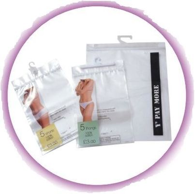 کیسه های ضد آب با کیسه های چوب دستی / قلاب و زیپ برای لباس زیر / لباس مردان