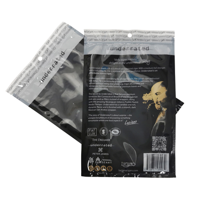 بسته بندی دخانیات سفارشی مرطوب کننده کیسه های پلاستیکی سیگار مرطوب شده کیسه های مرطوب کننده سیگار برای 5-6 سیگار با هیگرومتر و تقسیم کننده