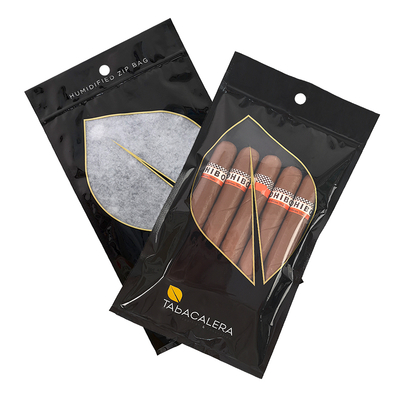 بسته بندی پلاستیکی سفارشی PE PET ضد رطوبت قابل استفاده مجدد Zip Lock Mylar Bag طراحی ایستاده برای سیگار های تنباکو