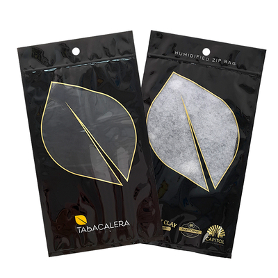 بسته بندی پلاستیکی سفارشی PE PET ضد رطوبت قابل استفاده مجدد Zip Lock Mylar Bag طراحی ایستاده برای سیگار های تنباکو
