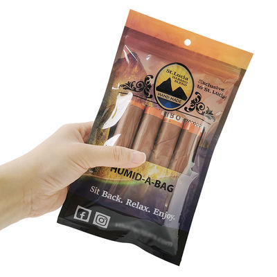 کیسه های بسته بندی همیدور سیگار سفارشی کیسه های ذخیره سازی رطوبت دهنده دسکتاپ برای سیگار