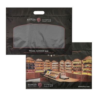 سفارشی سازی چاپ رطوبت کیسه های سیگار زیپ سیگار Humidor بسته بندی سفر رطوبت Humidifier کیسه