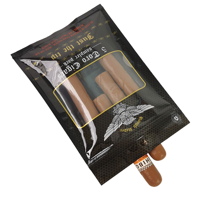 لوگو چاپی سفارشی ضد رطوبت 3 طرف بسته بندی سگار Humidor برای سفر و رطوبت / Humidifier Packaging