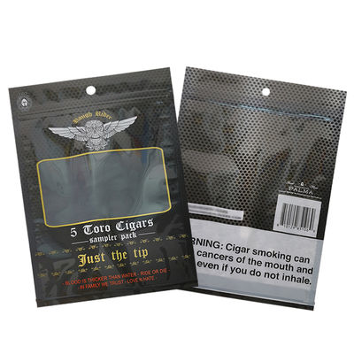 بسته های مسطح ضد رطوبت طراحی شده به صورت سفارشی چاپی و بسته بندی حرارتی از ورق آلومینیوم Mylar 3 Side Seal برای بسته های سیگار برگ تنباکو