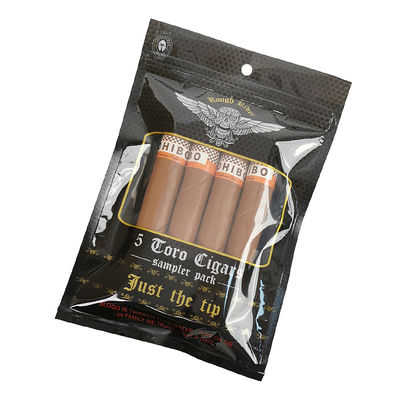 بسته های مسطح ضد رطوبت طراحی شده به صورت سفارشی چاپی و بسته بندی حرارتی از ورق آلومینیوم Mylar 3 Side Seal برای بسته های سیگار برگ تنباکو