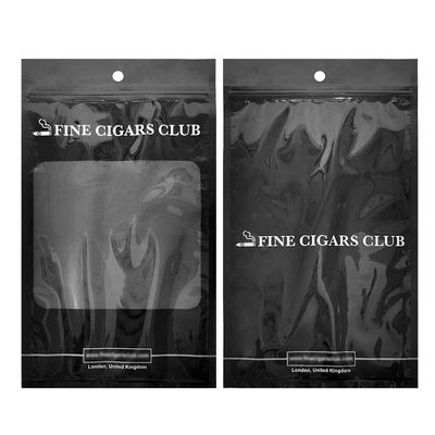 کیسه بسته بندی پلاستیکی خود توسعه یافته - کیسه سیگار / کیسه سیگار رطوبت با زیپ و پنجره