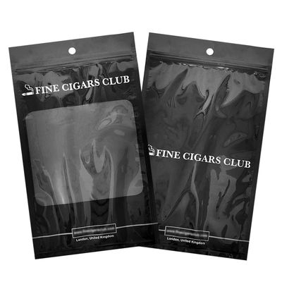 کیسه بسته بندی پلاستیکی خود توسعه یافته - کیسه سیگار / کیسه سیگار رطوبت با زیپ و پنجره