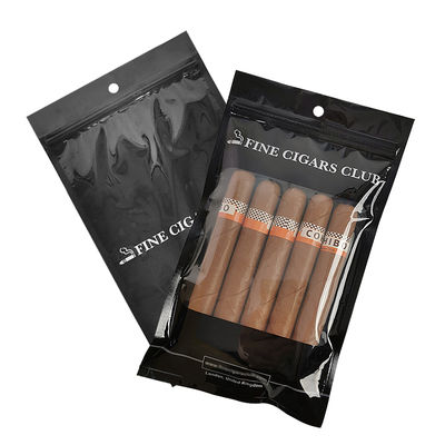 کیسه بسته بندی پلاستیکی خود توسعه یافته - کیسه سیگار / کیسه سیگار رطوبت با زیپ و پنجره