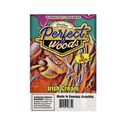 لوگو سفارشی فولیک مهر گرمایی کیسه مایلار رطوبت بسته بندی دخانیات سیپ پلاستیک Humidor سیگار کیسه های سیپلاک