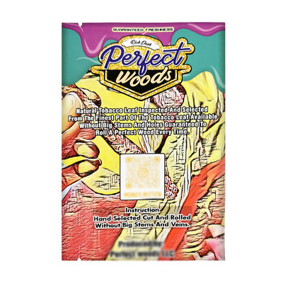 بسته بندی کیسه سیگار فروش مستقیم کارخانه مواد طلایی تنباکو کیسه پلاستیکی با کیفیت بالا