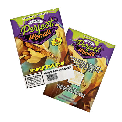 آرم سفارشی  فویل آب بندی حرارتی کیسه مایلار بسته بندی رطوبت دخانیات زیپ پلاستیکی هومیدور سیگار کیسه های زیپ دار سیگار کیسه های رطوبت