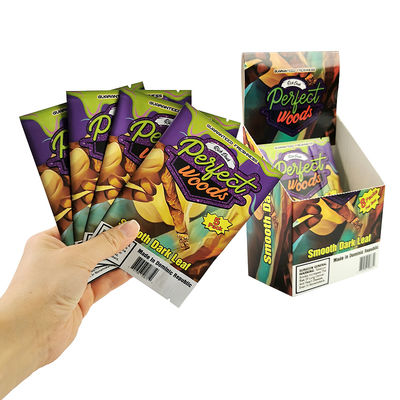 آرم سفارشی  فویل آب بندی حرارتی کیسه مایلار بسته بندی رطوبت دخانیات زیپ پلاستیکی هومیدور سیگار کیسه های زیپ دار سیگار کیسه های رطوبت