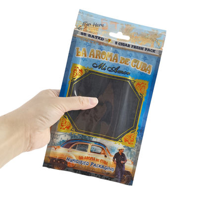 کیف مسافرتی سیگار چرم با مرطوب کننده کیف مرطوب کننده پوشه شده از سدر