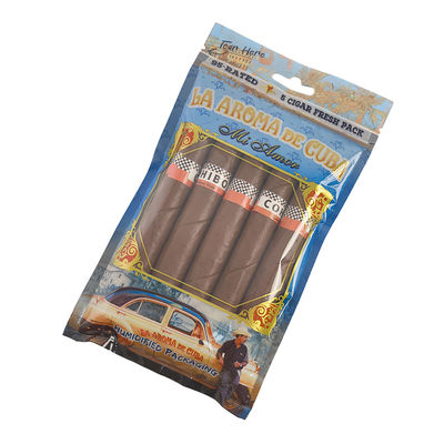 کیف مسافرتی سیگار چرم با مرطوب کننده کیف مرطوب کننده پوشه شده از سدر