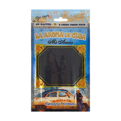 کیف مسافرتی سیگار چرم با مرطوب کننده کیف مرطوب کننده پوشه شده از سدر