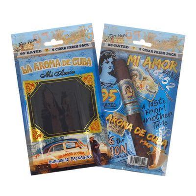 کیف مسافرتی سیگار چرم با مرطوب کننده کیف مرطوب کننده پوشه شده از سدر