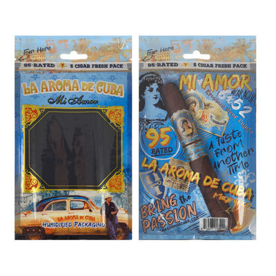 کیف مسافرتی سیگار چرم با مرطوب کننده کیف مرطوب کننده پوشه شده از سدر