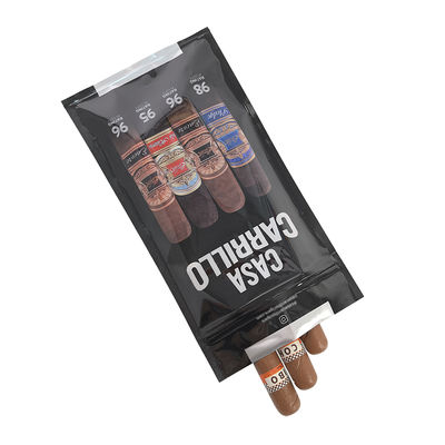 کیف مسافرتی سیگار چرم با مرطوب کننده کیف مرطوب کننده پوشه شده از سدر