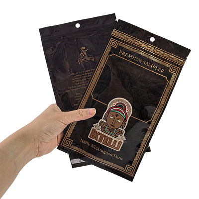 کیسه تنباکوی مایار سفارشی ضد بو، کیسه سیگار با زیپ، بسته بندی برگ، هومیدور، فویل پلاستیکی حرارتی قابل حمل سیگار برگ