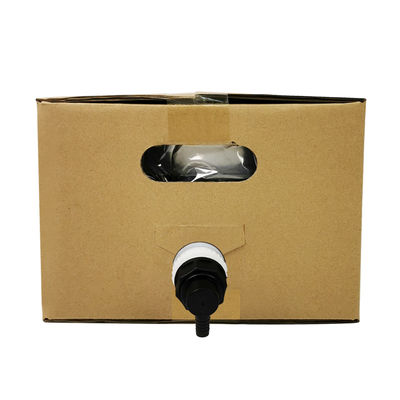 5L 10L 20L کیسه در جعبه درجه مواد غذایی شفاف پلاستیکی آسپتیک آبجو شراب بسته بندی با کلاه شیر و ظرف کارتن BIB کیسه