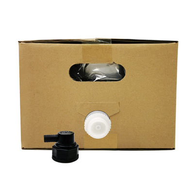 5L 10L 20L کیسه در جعبه درجه مواد غذایی شفاف پلاستیکی آسپتیک آبجو شراب بسته بندی با کلاه شیر و ظرف کارتن BIB کیسه