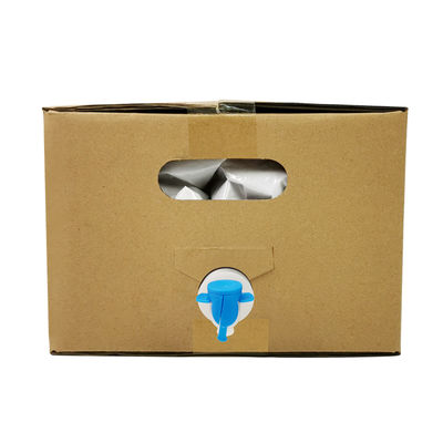 5L 10L 20L کیسه در جعبه درجه مواد غذایی شفاف پلاستیکی آسپتیک آبجو شراب بسته بندی با کلاه شیر و ظرف کارتن BIB کیسه