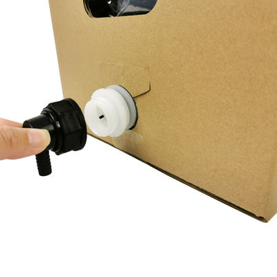 5L 10L 20L کیسه در جعبه درجه مواد غذایی شفاف پلاستیکی آسپتیک آبجو شراب بسته بندی با کلاه شیر و ظرف کارتن BIB کیسه