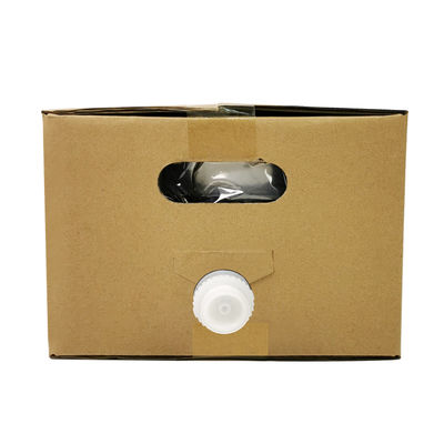 5L 10L 20L کیسه در جعبه درجه مواد غذایی شفاف پلاستیکی آسپتیک آبجو شراب بسته بندی با کلاه شیر و ظرف کارتن BIB کیسه