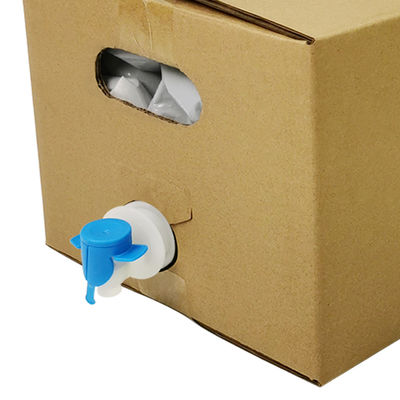 5L 10L 20L کیسه در جعبه درجه مواد غذایی شفاف پلاستیکی آسپتیک آبجو شراب بسته بندی با کلاه شیر و ظرف کارتن BIB کیسه