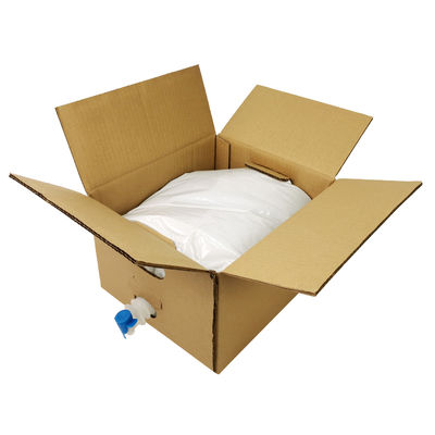 5L 10L 20L کیسه در جعبه درجه مواد غذایی شفاف پلاستیکی آسپتیک آبجو شراب بسته بندی با کلاه شیر و ظرف کارتن BIB کیسه