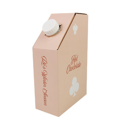 کیسه BIB یکبار مصرف 96OZ 1L 1.5L 2 لیتر 3 لیتر 5 لیتر، جعبه ای با جعبه کاغذی برای چای، آبمیوه، قهوه، بسته بندی بیرون بر با توزیع کننده