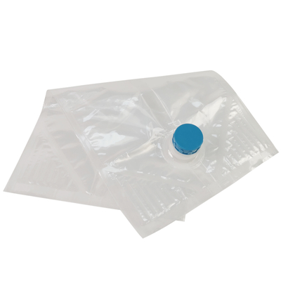 نوشیدنی 10L BIB کیسه در جعبه کیسه مایع نایلون آبمیوه توزیع کننده با بلند پیچ حلقه شیر کیسه آسپتیک برای بسته بندی