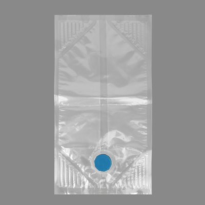 نوشیدنی 10L BIB کیسه در جعبه کیسه مایع نایلون آبمیوه توزیع کننده با بلند پیچ حلقه شیر کیسه آسپتیک برای بسته بندی