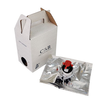 کیسه در جعبه با قابلیت توزیع آسان با دهانه و بدون دسته برای بسته‌بندی چند منظوره