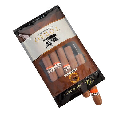 Bag featuring OPP LDPE laminated material cigar packaging bag ideal for maintaining cigar and preventing moisture damage