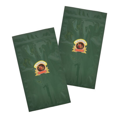 Thickness 009mm plastic cigar bags cigar moisturizing plastic zipper bags crafted for maintaining cigar during shipping and retail display