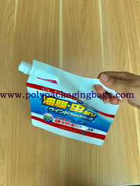 کیسه ایستاده قابل استفاده مجدد PET شوینده با دهانه گوشه و دسته جانبی