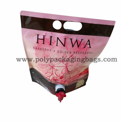 دریچه پروانه ای 0.18 میلی متری کیسه ایستاده 4 لیتری با دهانه / کیسه های کیسه دهانه دار