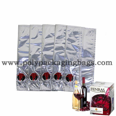 کیسه فویل آلومینیومی مایع دولایه قابل استفاده مجدد کیسه BIB کیسه در جعبه کیسه برای شراب
