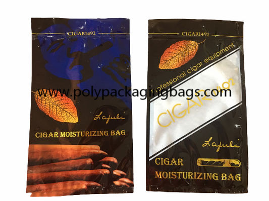 کیسه های پلاستیکی کیسه های زیپ مرطوب کننده سیگار کلاسیک کیسه های مرطوب کننده سیگار با قفل زیپ بالایی