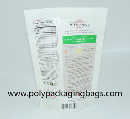 Moisture Proof Stand Up 50microns Foil Ziplock Bags For Snack